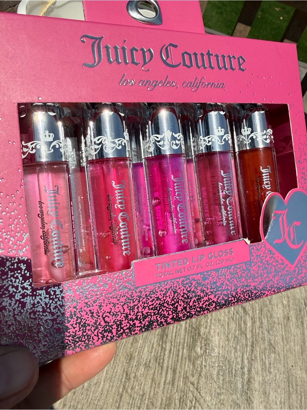NWT Juicy Couture 5pc Lip Gloss Set – Pink & Red Shades - Picture 3 of 3